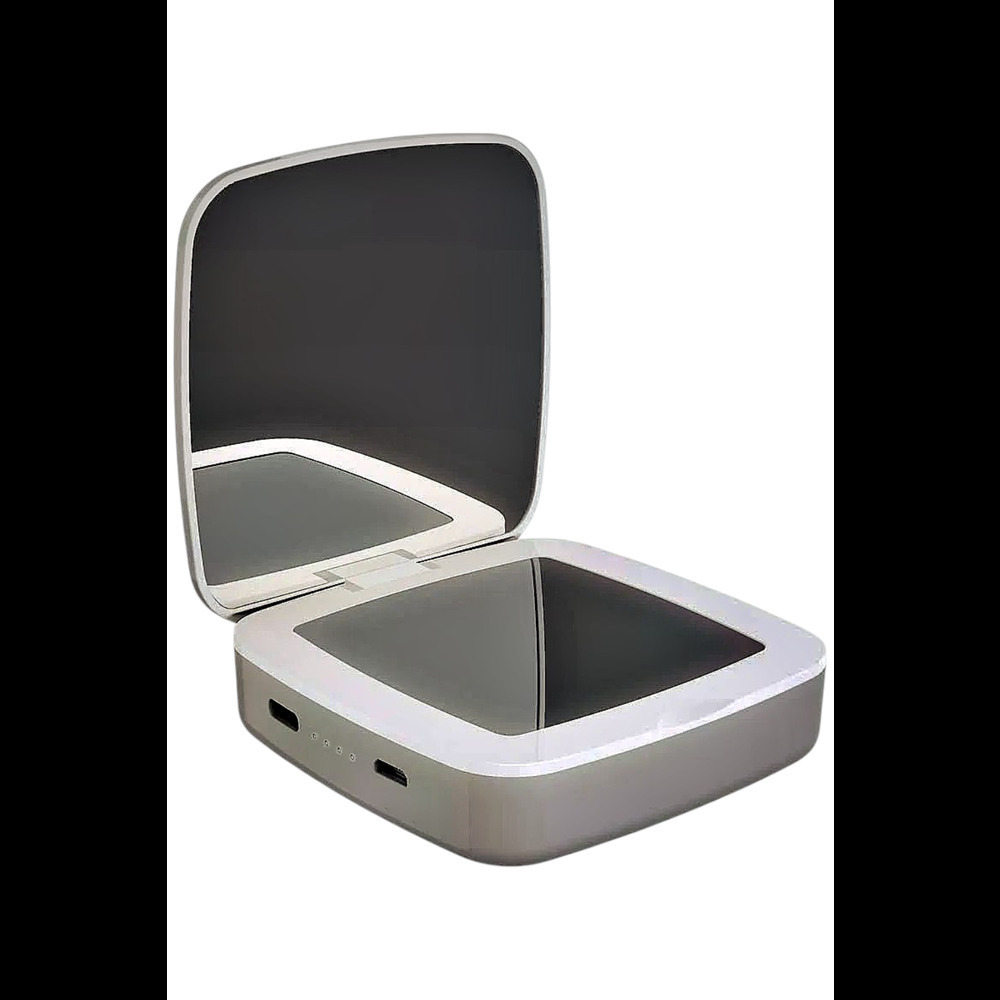 Incipio Compact Mirror 5,000mAh Power Bank with LED Ring Light